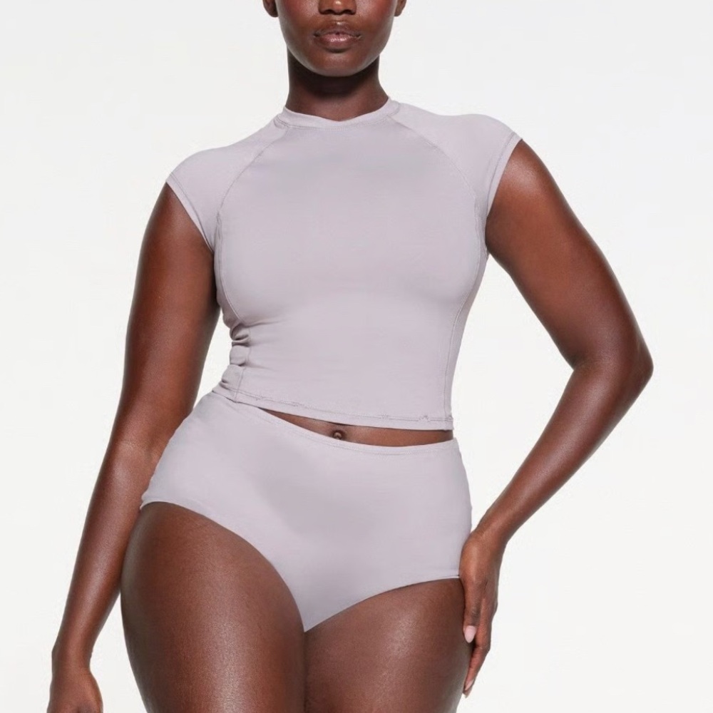 SKIMS Swim Raglan Top